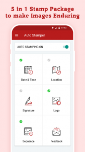 اسکرین شات برنامه Auto Stamper™: Date Timestamp 1