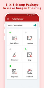 اسکرین شات برنامه Auto Stamper™: Date and Timestamp Camera App 4