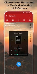 اسکرین شات برنامه Auto Stamper™: Date and Timestamp Camera App 8