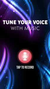 اسکرین شات برنامه Tune Your Voice With Music 2