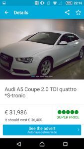 اسکرین شات برنامه AutoUncle: Used car search, compare prices 2