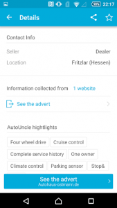اسکرین شات برنامه AutoUncle: Used car search, compare prices 7