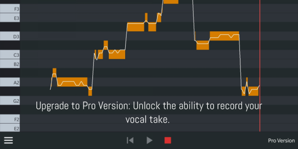 اسکرین شات برنامه Nail the Pitch - Vocal Monitor 2