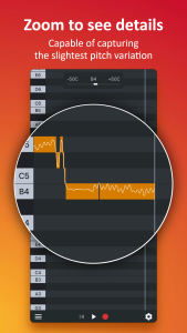 اسکرین شات 4 برنامه Nail the Pitch - Vocal Monitor