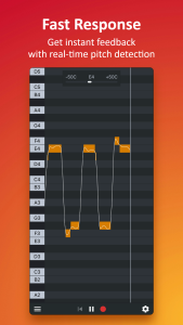 اسکرین شات 3 برنامه Nail the Pitch - Vocal Monitor
