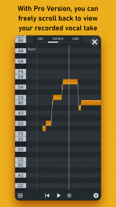 اسکرین شات برنامه Nail the Pitch - Vocal Monitor 3