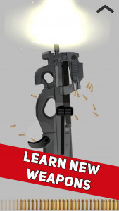 اسکرین شات برنامه Realistic Gun - simulator 3