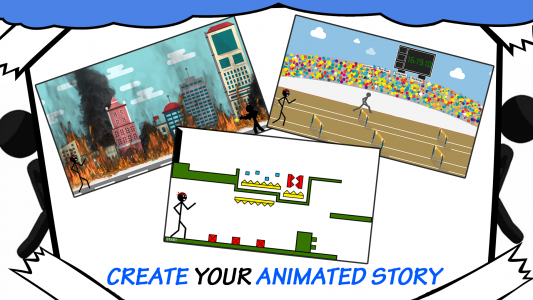اسکرین شات برنامه Animated Ninja Cartoon Maker 2