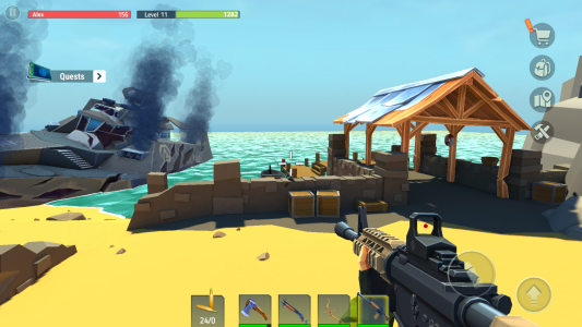 اسکرین شات 2 بازی TEGRA: Zombie survival island