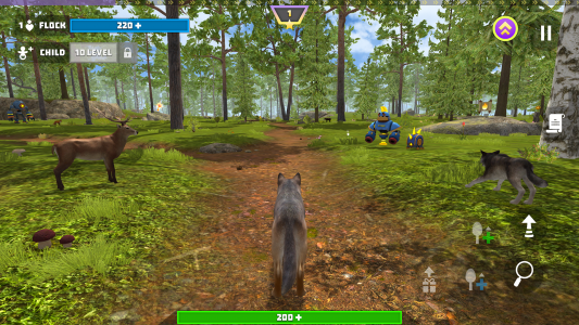 اسکرین شات بازی Wolf Hero: Animals vs Robots 1