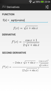 اسکرین شات برنامه Derivatives 3