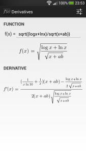 اسکرین شات برنامه Derivatives 2