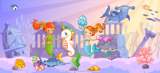 اسکرین شات بازی FISH sea animal games for kids 7