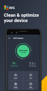 اسکرین شات برنامه AVG Cleaner – Storage Cleaner 1