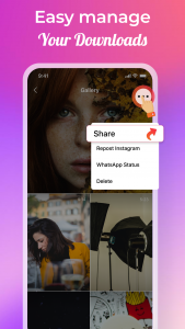 اسکرین شات برنامه Video Downloader for Instagram 7