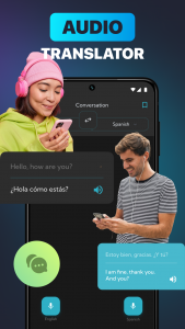 اسکرین شات برنامه AI Voice Translator: Translate 3