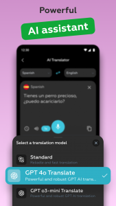 اسکرین شات 4 برنامه AI Voice Translator: Translate