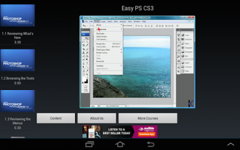 اسکرین شات برنامه Easy Photoshop CS3 Training 6