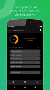 اسکرین شات برنامه Avira Password Manager 7