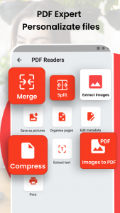 اسکرین شات 6 برنامه PDF Reader: converter files