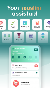 اسکرین شات 8 برنامه Prayer Times - Azan Pro Muslim