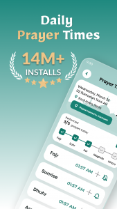 اسکرین شات برنامه Prayer Times - Azan Pro Muslim 1