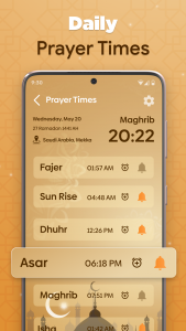 اسکرین شات 3 برنامه Qibla Finder - Quran & Azan