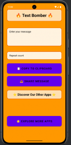 اسکرین شات 2 برنامه Text Bomber – Copy & Share