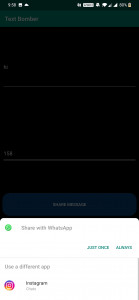 اسکرین شات 2 برنامه Text Bomber