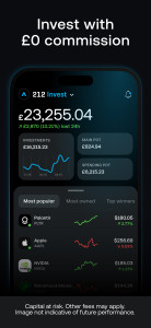 اسکرین شات 1 برنامه Trading 212: Stocks, ETFs, ISA