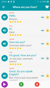 اسکرین شات برنامه English Conversation - Awabe 3