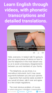 اسکرین شات 4 برنامه English listening daily