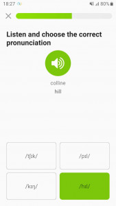 اسکرین شات برنامه English Pronunciation - Awabe 7