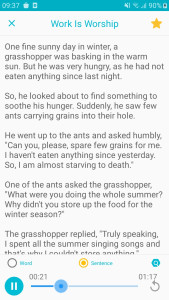 اسکرین شات 4 برنامه English Story, English Reading