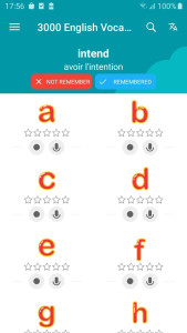 اسکرین شات 1 برنامه 3000 English vocabulary Awabe