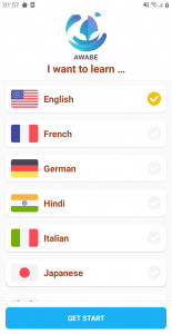 اسکرین شات برنامه Learn Languages - Awabe 1
