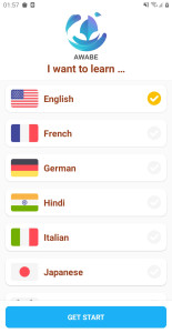 اسکرین شات 1 برنامه Learn Languages - Awabe