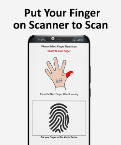 اسکرین شات 2 برنامه Biometric USB Fingerprint Scan