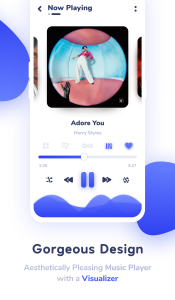 اسکرین شات برنامه Nyx Music Player- Offline MP3 1