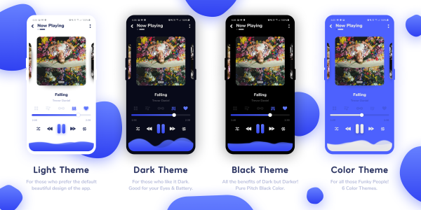 اسکرین شات 4 برنامه NYX Music Player- Offline MP3