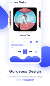 اسکرین شات 1 برنامه NYX Music Player- Offline MP3