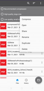اسکرین شات برنامه PDF Small - Compress PDF 4