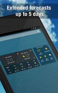 اسکرین شات برنامه Weather Widget by WeatherBug: Alerts & Forecast 7
