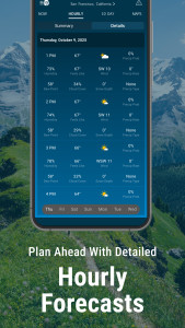 اسکرین شات 2 برنامه WeatherBug: Weather Forecast