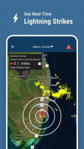 اسکرین شات برنامه Weather by WeatherBug 3