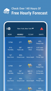 اسکرین شات برنامه Weather by WeatherBug 2