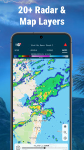 اسکرین شات 2 برنامه WeatherBug: Weather Forecast