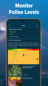 اسکرین شات 6 برنامه WeatherBug: Weather Forecast