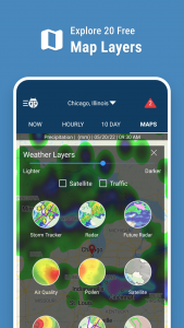 اسکرین شات برنامه Weather by WeatherBug 5