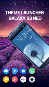 اسکرین شات برنامه Launcher Theme for Galaxy S3 3